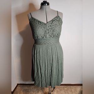 Beautiful sage green sun dress